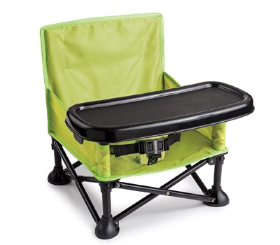 Summer Pop and Sit Portable Booster, Green Grey