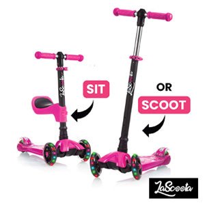 Kick Scooter with Removable Seat