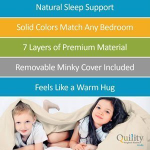 Quility Premium Kids Weighted Blanket