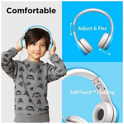 LilGadgets Kids Premium Volume Limited Wired Headphones with SharePort