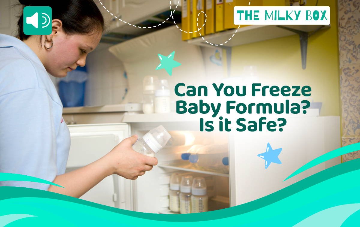 can you freeze baby formula