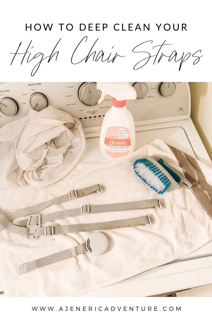 cleaning high chair straps