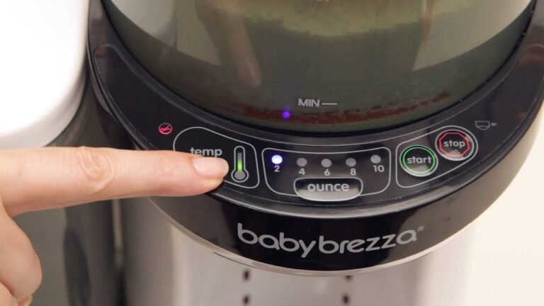 baby brezza beeping 5 times