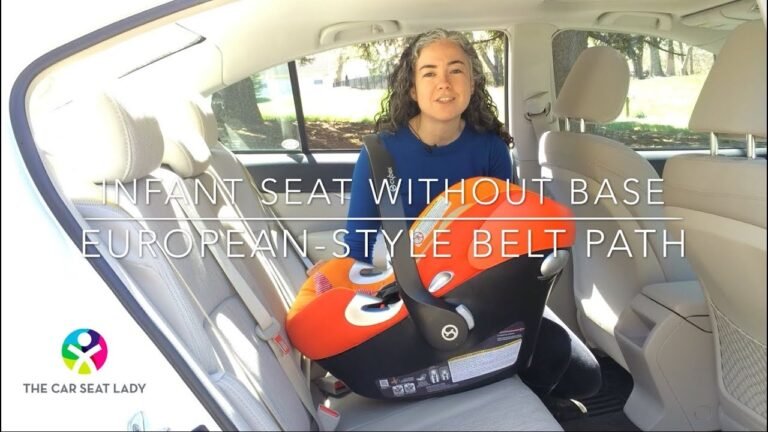can you use a car seat without the base