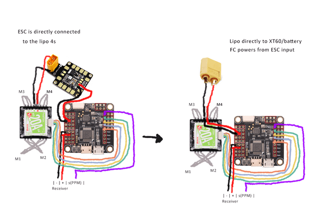 Flight Controller Not Getting Power from Battery