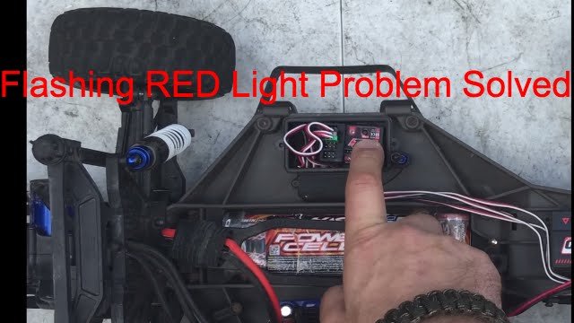 Traxxas Receiver Blinking Red