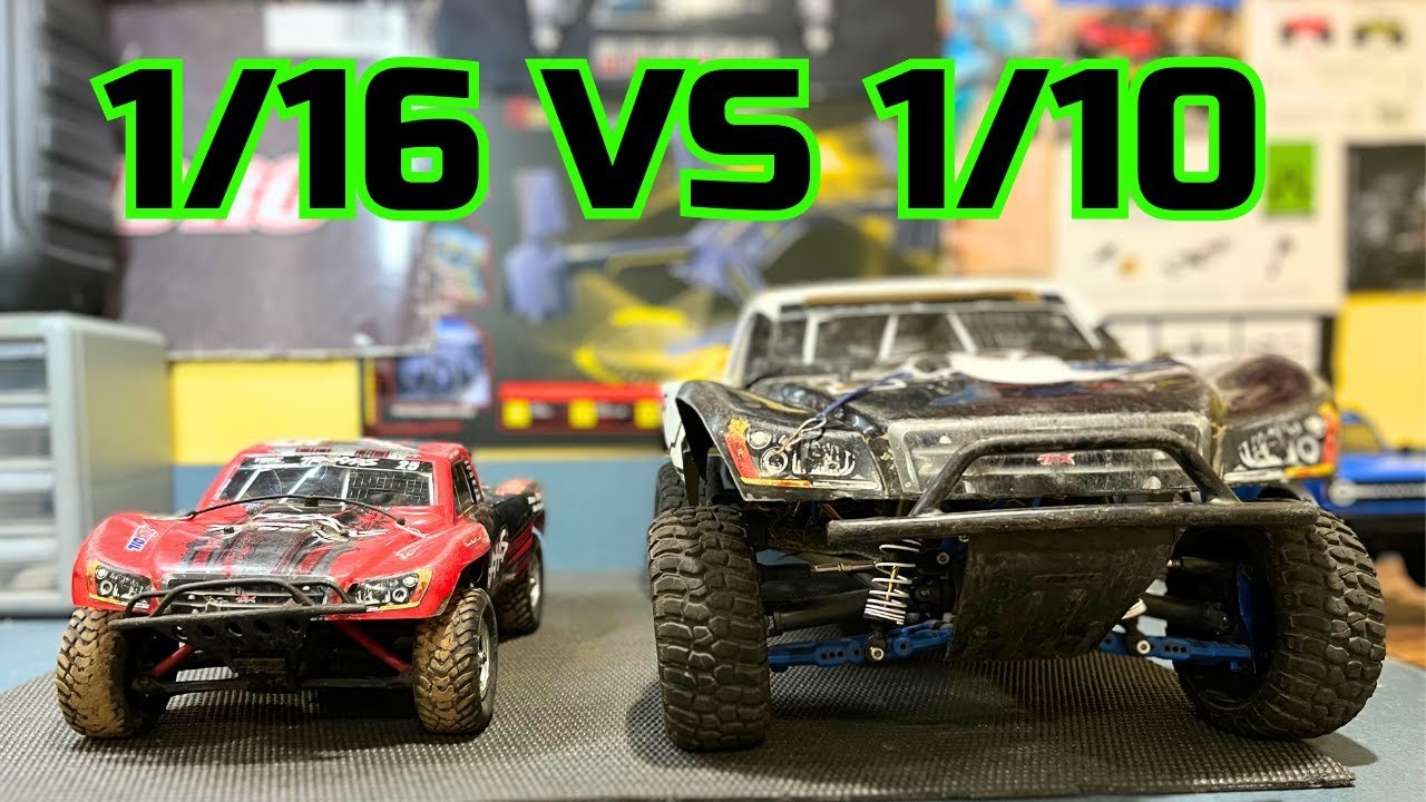 Traxxas Slash 1/16 Vs 1/10